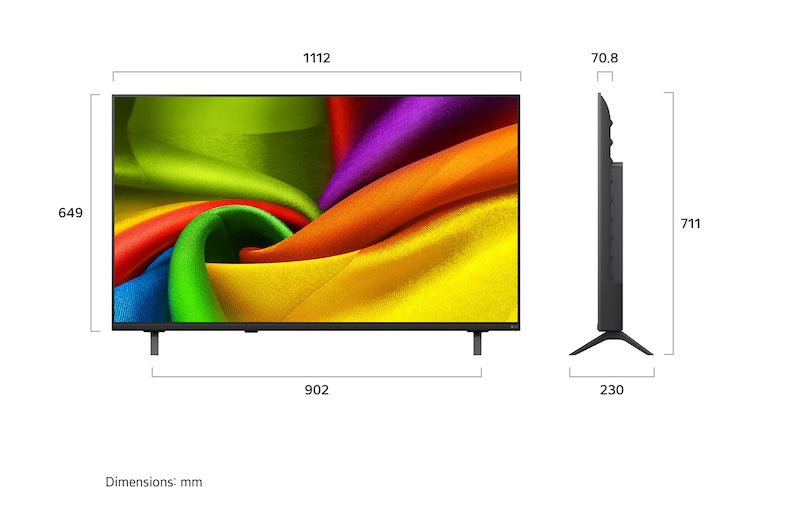 Televisão LG 50NU850B6LA TV 50" Nano 4K UHD STV USB HDMI BTh - imagem 3