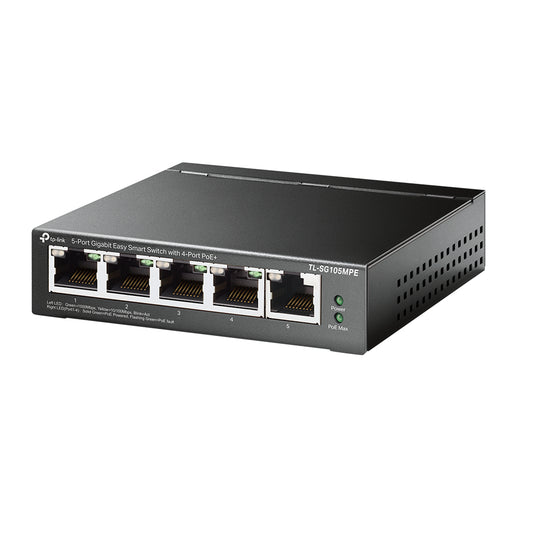 Switch de Rede TP-Link TL-SG105MPE 5xGbE (4PoE+) Metal