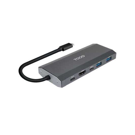 Caixa para Disco Tooq Caja Externa+HUB M.2 NGFF/NVMe USB3.2 Gen2