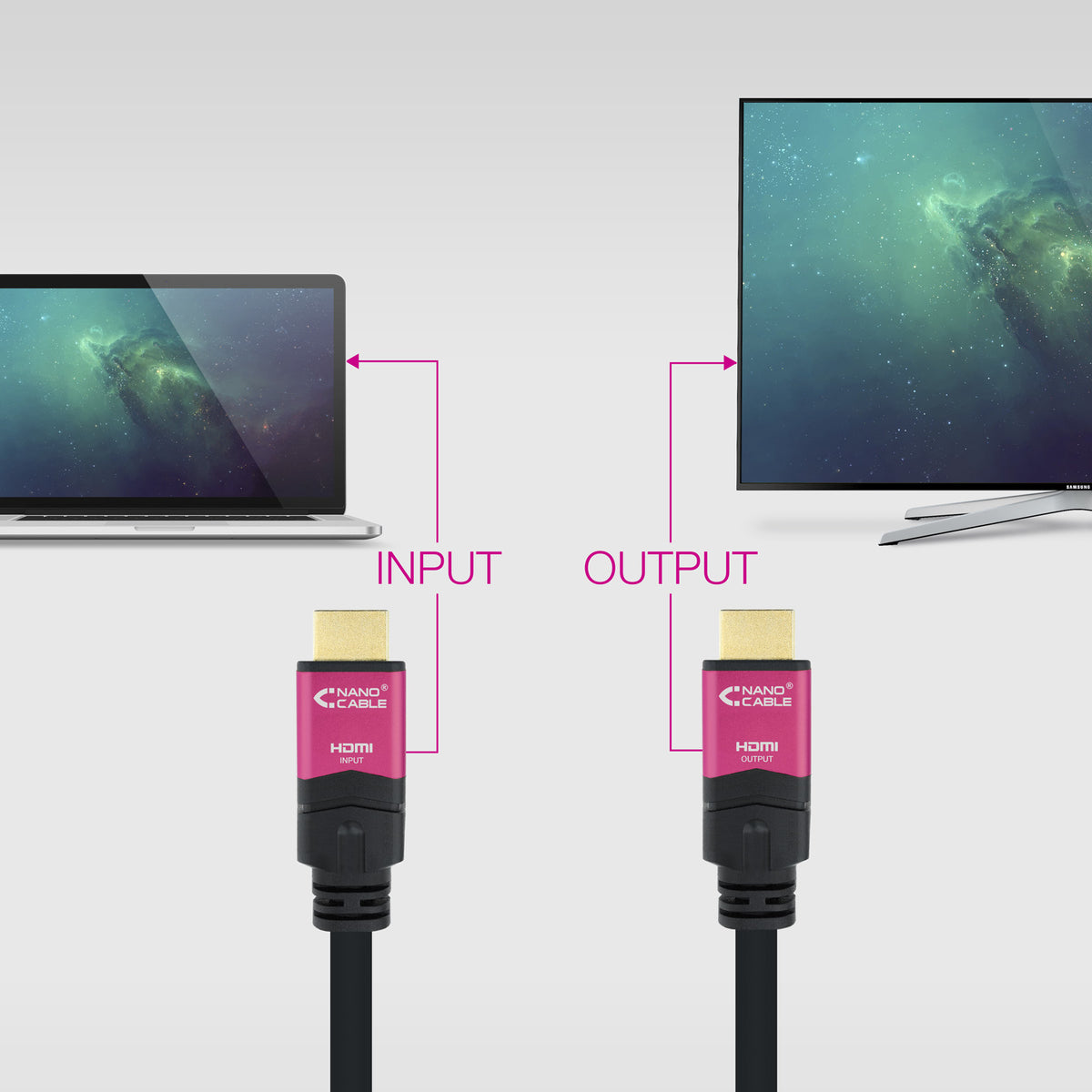Cabo HDMI Nanocable V2.0 4K@60Hz M/M 15m - imagem 7