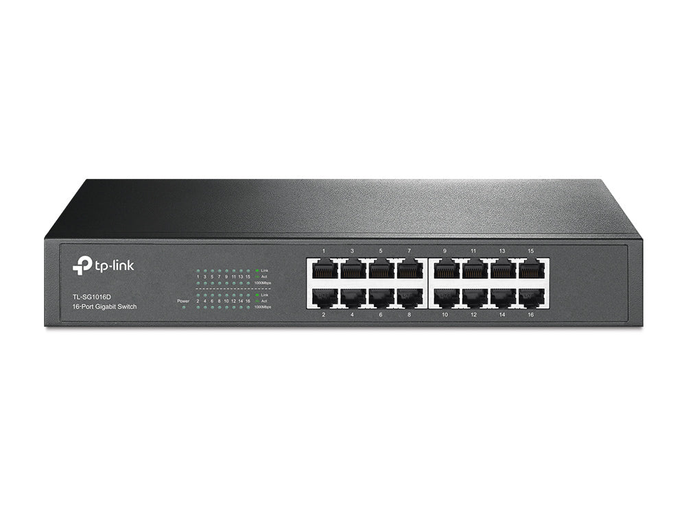 Bastidor TP-LINK TL-SG1016D Switch 16xGB
