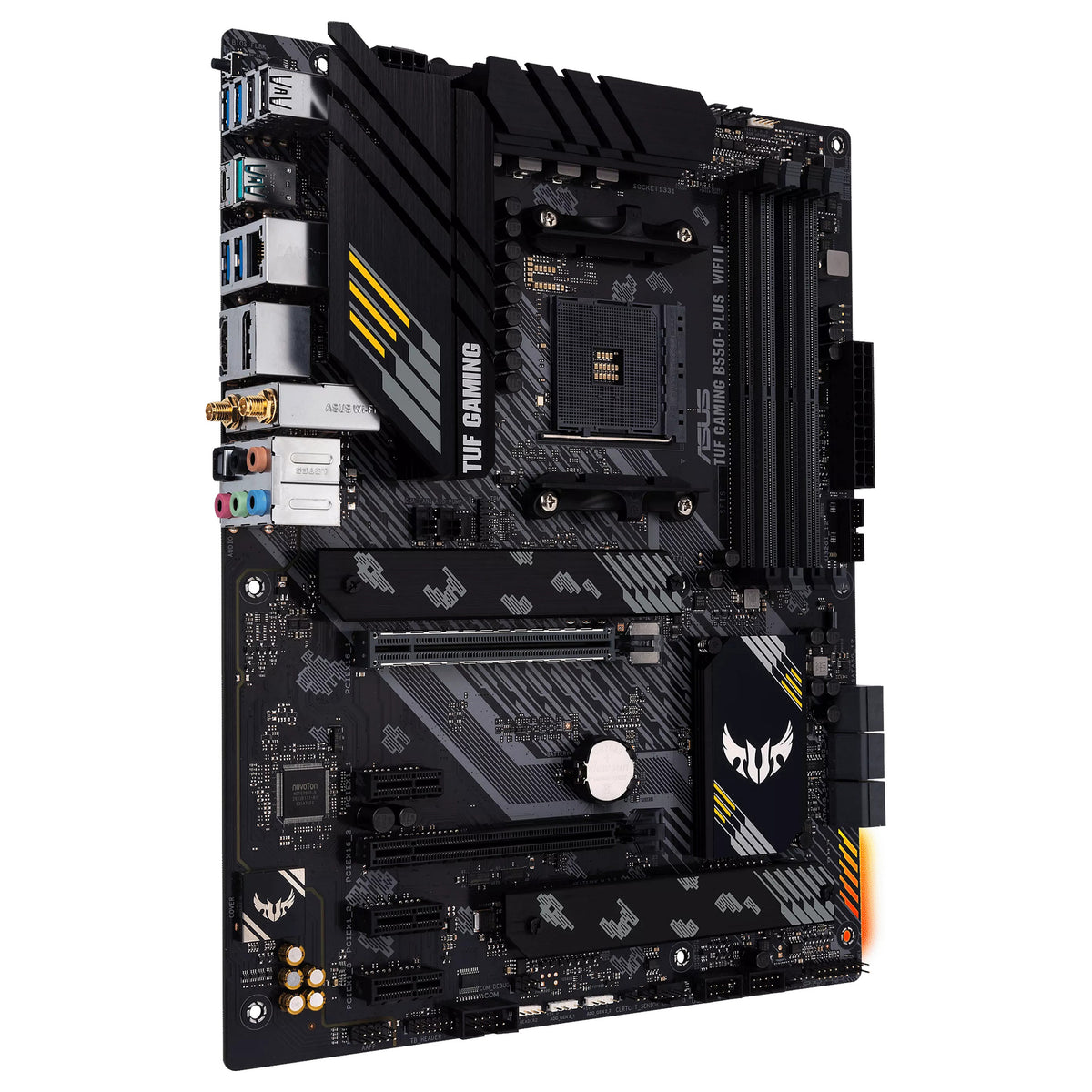 MB ASUS TUF GAMING B550-PLUS(WI-FI II) (AMD.AM4.DDR4.ATX) - ASUS