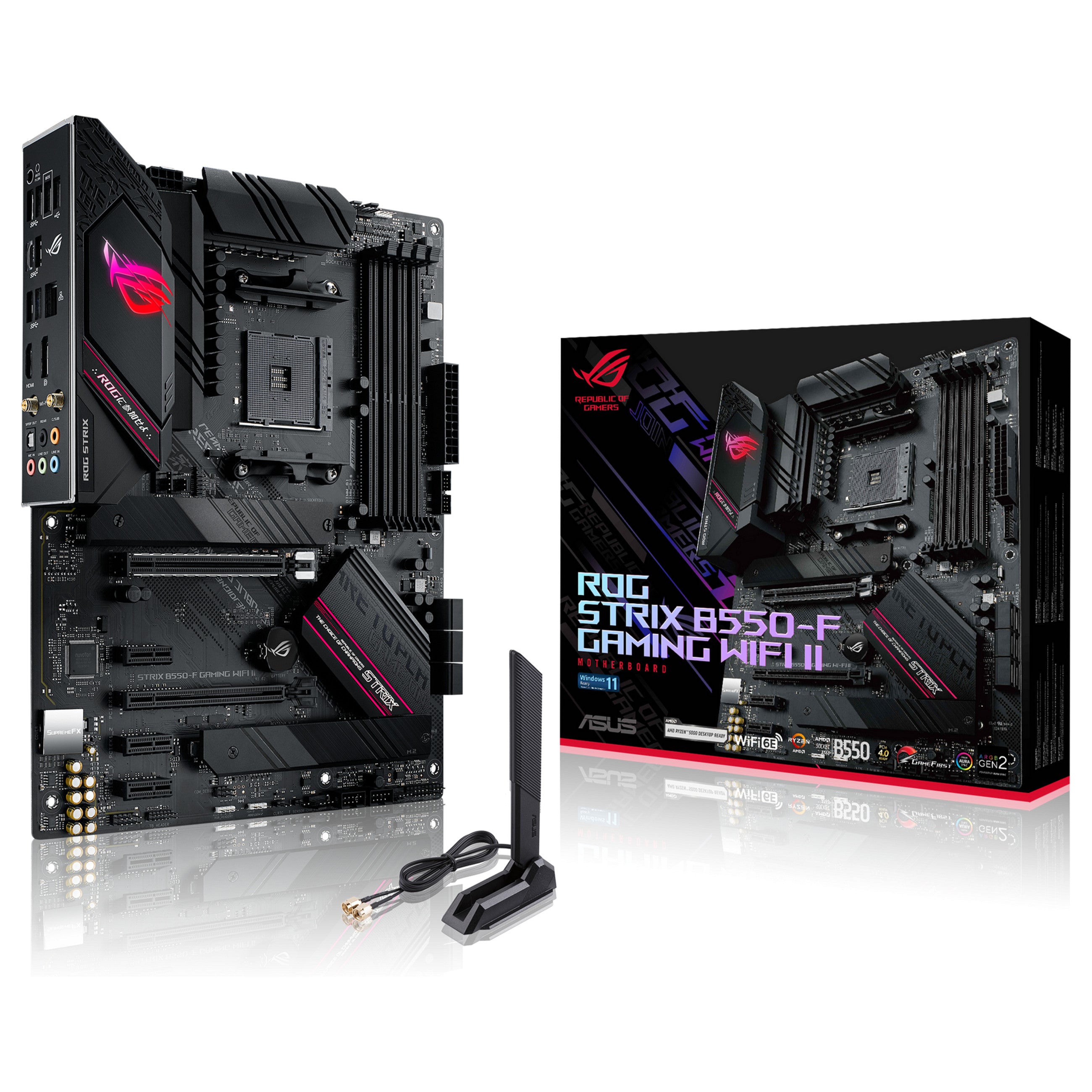 AM4 ASUS ROG STRIX B550-F GAMING (WI-FI) II - ASUS