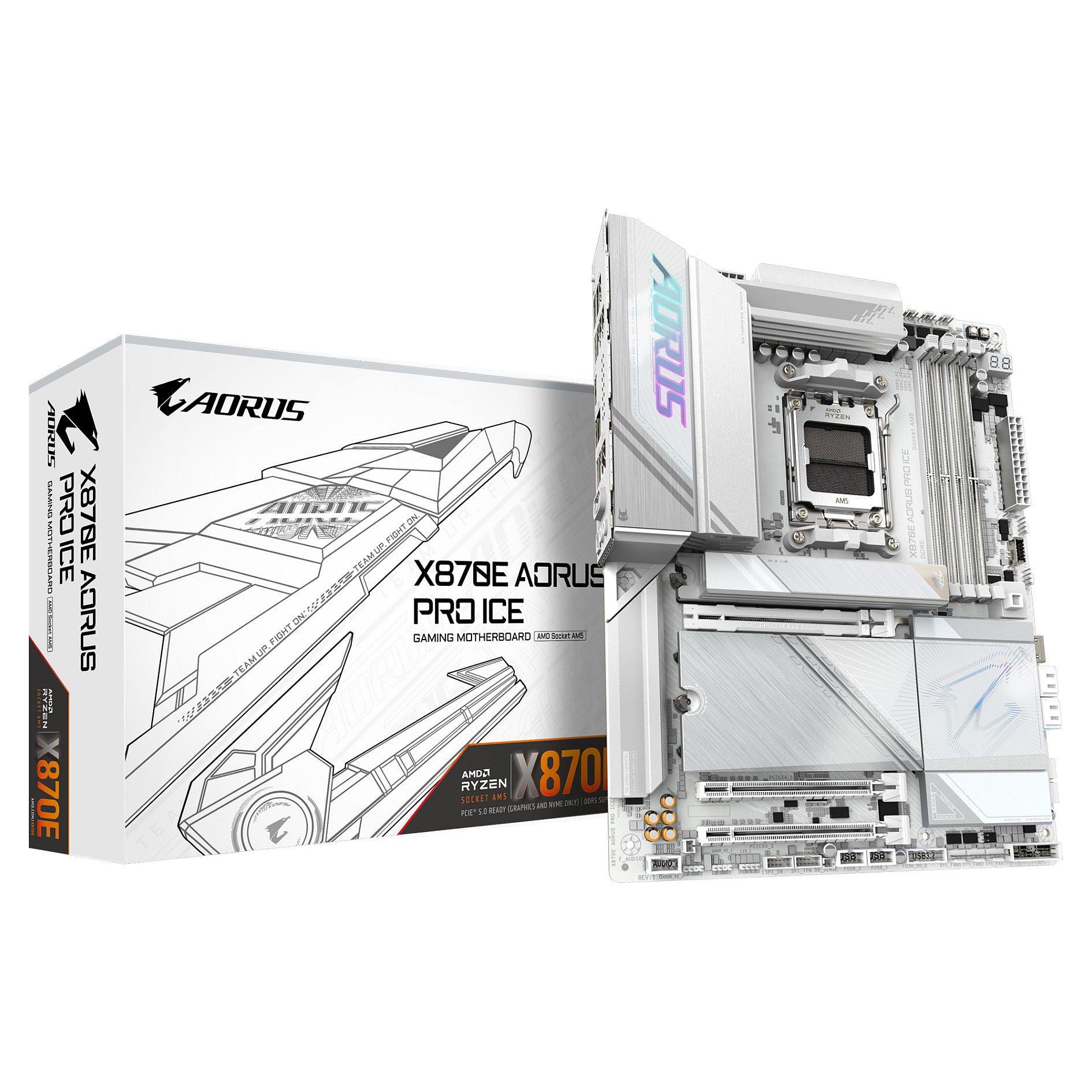 AM5 Gigabyte X870E AORUS PRO ICE ATX - Gigabyte
