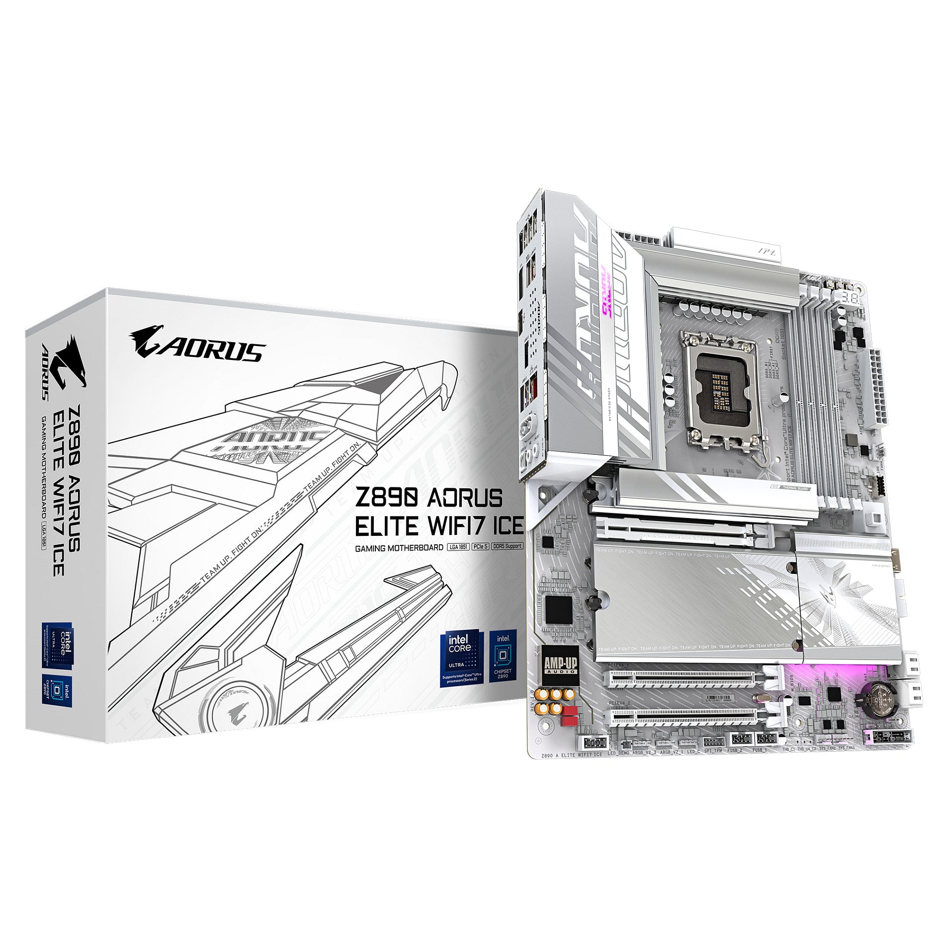 GIGA Z890 AORUS ELITE WIFI7 ICE S1851/DDR5/ATX - Gigabyte