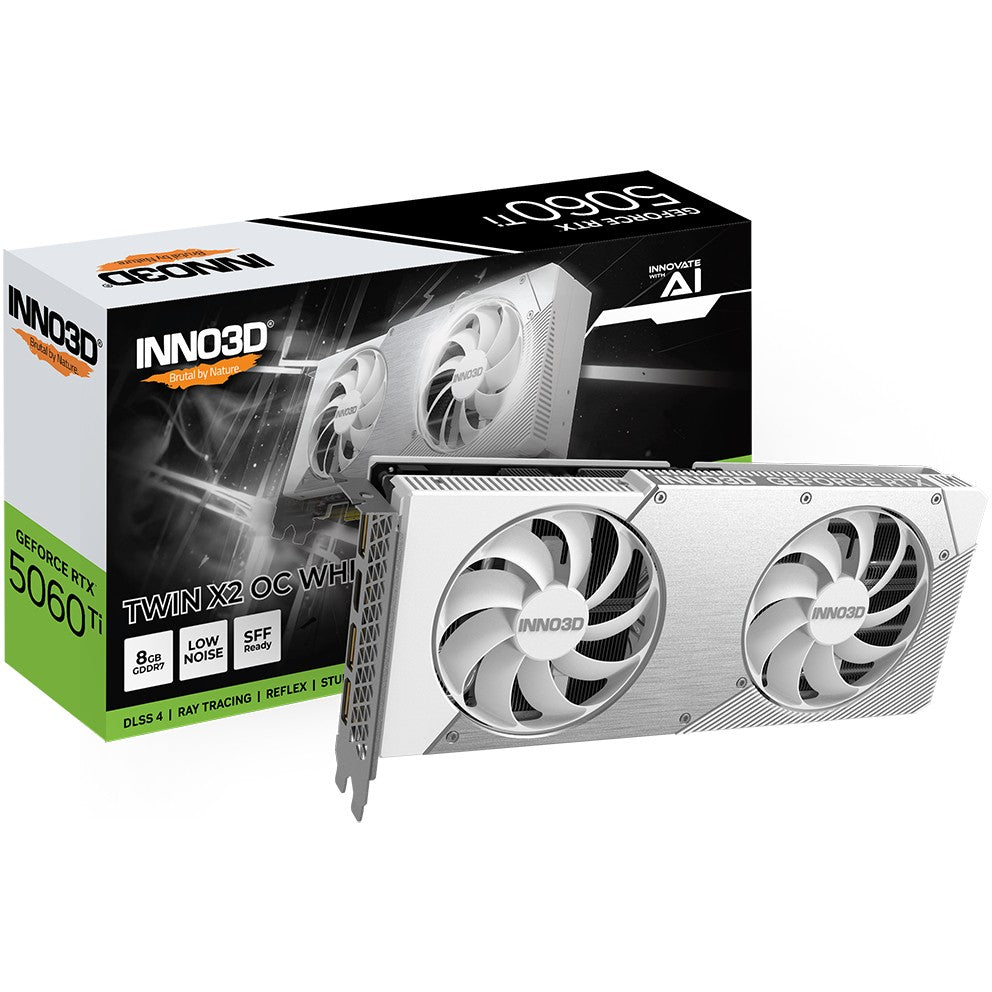 RTX 5060 Ti 8GB Inno3D Twin X2 OC GDDR7 white - Inno3D