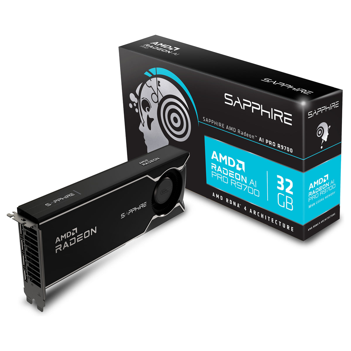 AI PRO R9700 32GB Sapphire Radeon Blower GDDR6 - Sapphire