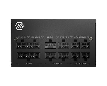 Fonte de Alimentação MSI MAG A750GL PCIE5 / 306-7ZP8B11-CE0 preto - imagem 2