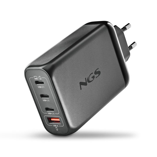 NGS Carregador ULTRARAPIDO140W 4 Portas 3USB-C 1 US