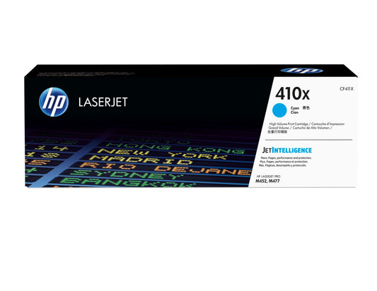 HP Toner 410X / CF411X Cyan XL
