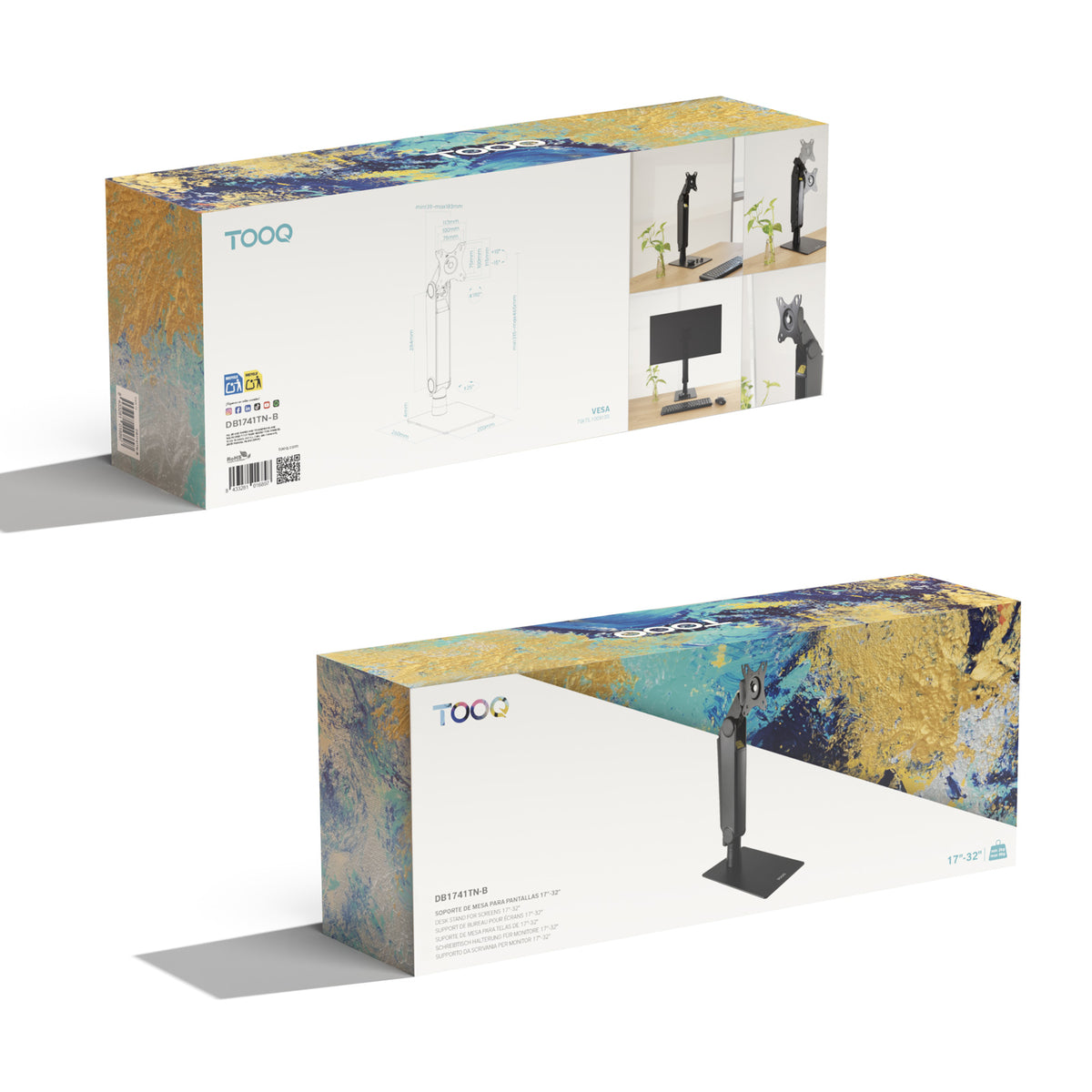 Suporte de Monitor Tooq DB1471TN-B Mesa Ecrã 17-32" - imagem 11