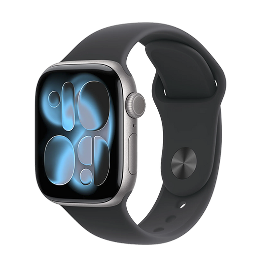 Watch Apple Watch Series 11 (2025) GPS 42mm Space Grey Aluminium Case with Black Sport Band M/L - Grey