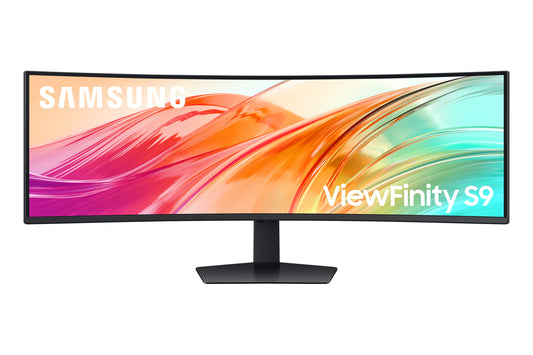 Samsung Curved LED-Display ViewFinity S9 S49F950UAU S95UF Series - 124.5 cm (49") - 5120 x 1440 5K DQHD Samsung S95UC. Display diagonal: 124.5 cm (49"), Display resolution: 5120 x 1440 pixels, HD type: Dual QHD, Display technology: LCD, Response time