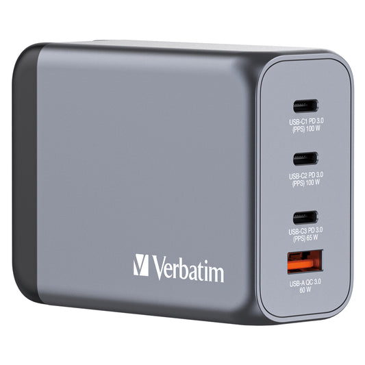 Carregador Verbatim 200W 4 Port USB-A/C / 32204