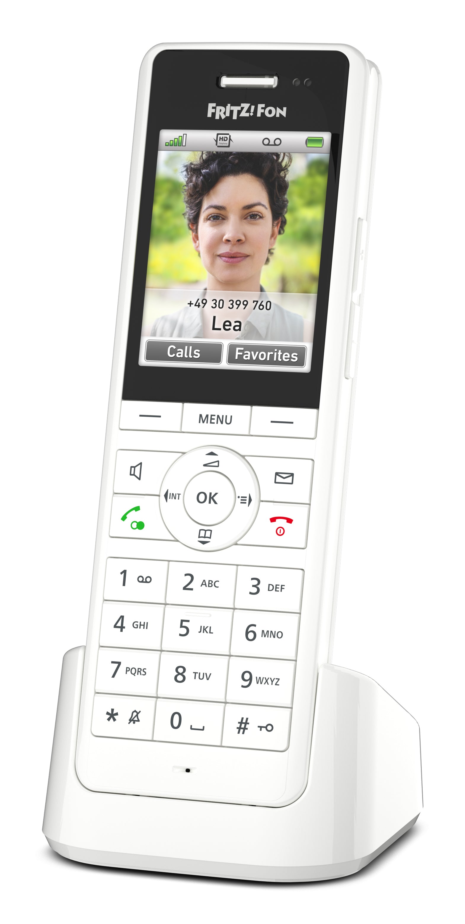 Telefone sem Fios FRITZ!Fon X6 Teléfono Sem Fios Branco 300 m