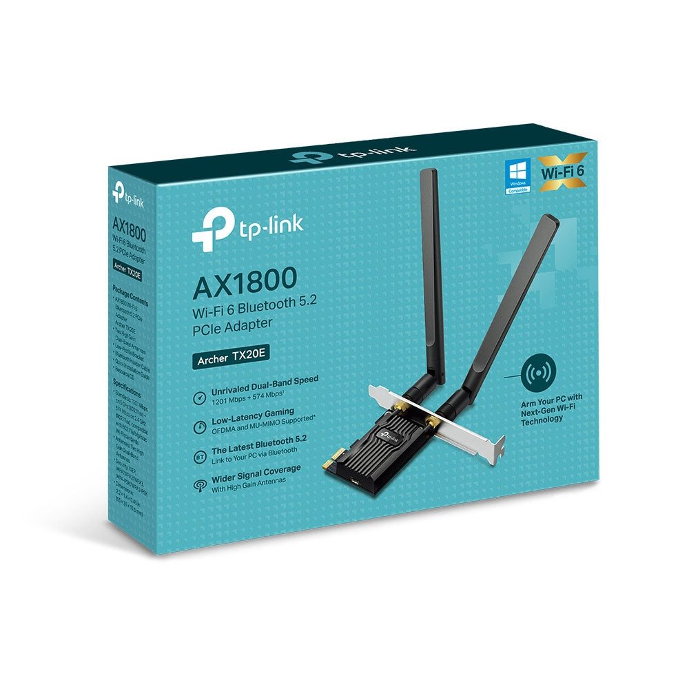 Adaptador de Rede TP-Link Archer TX20E Adaptador PCIe WiFi6 AX1800 - imagem 4