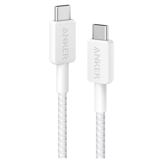 Cabo USB-C Anker 60 W 90 cm — branco - Anker