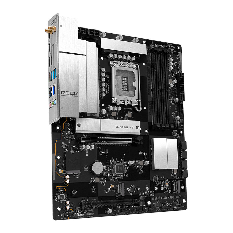 Motherboard ASRock B860 Rock WiFi 7 DDR5 Intel S1851 retail - ASRock