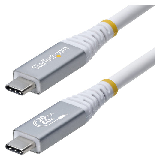 Cabo USB-C StarTech 60 W 3 m — branco - StarTech