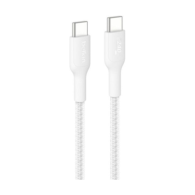 Cabo USB-C Belkin 240 W 1 m — branco - Belkin