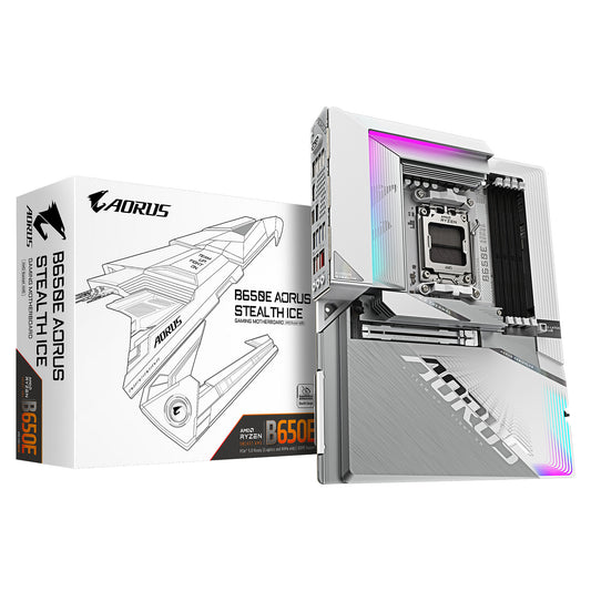 Motherboard Gigabyte GIGA B650E AORUS STEALTH ICE AM5 / DDR5 / ATX - Gigabyte