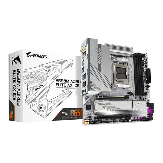 Motherboard Gigabyte B650M A ELITE AX ICE (B650.AM5.mATX.DDR5) - Gigabyte
