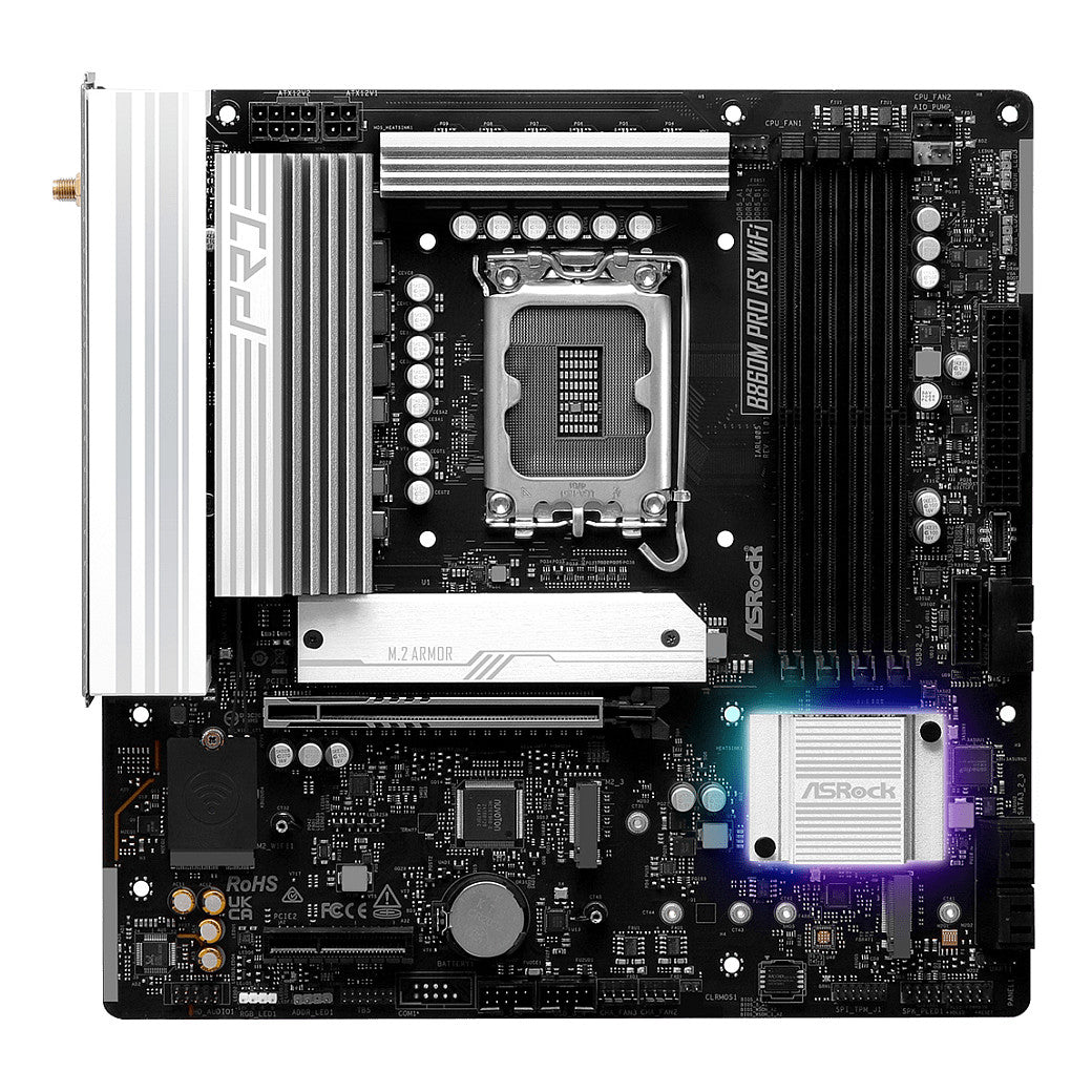 Motherboard ASRock B860M Pro RS Wifi 1851 mATX HDMI / DP DDR5 - ASRock