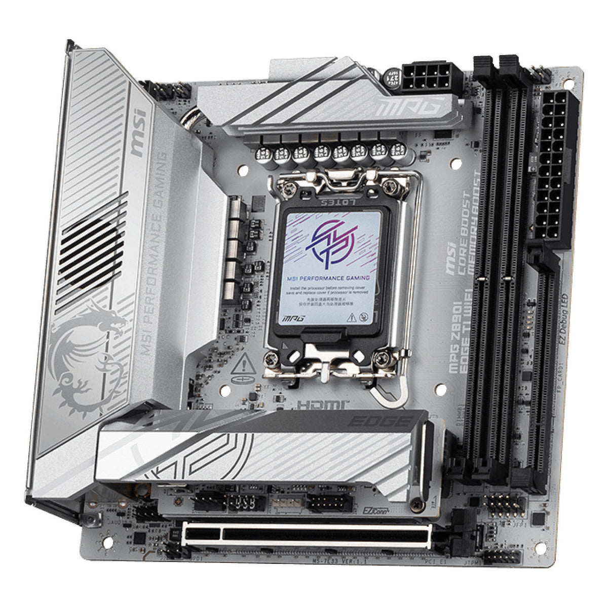 Motherboard MSI MPG Z890I EDGE TI WIFI (Z890.S1851.ATX.DDR5) - MSI