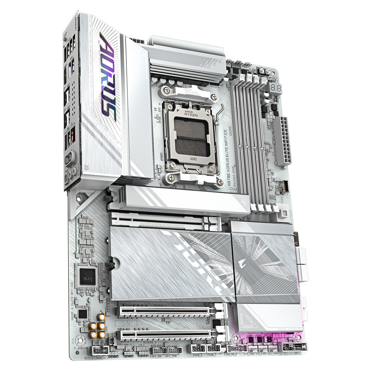Motherboard Gigabyte GA-X870E A ELITE WIFI7 ICE (AM5) (D) - Gigabyte