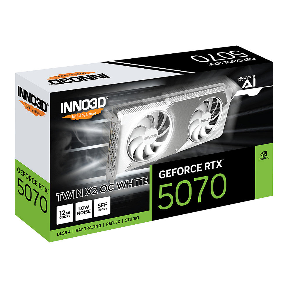 RTX 5070 12GB Inno3D TWIN X2 OC WHITE GDDR7 3 Fan - Inno3D