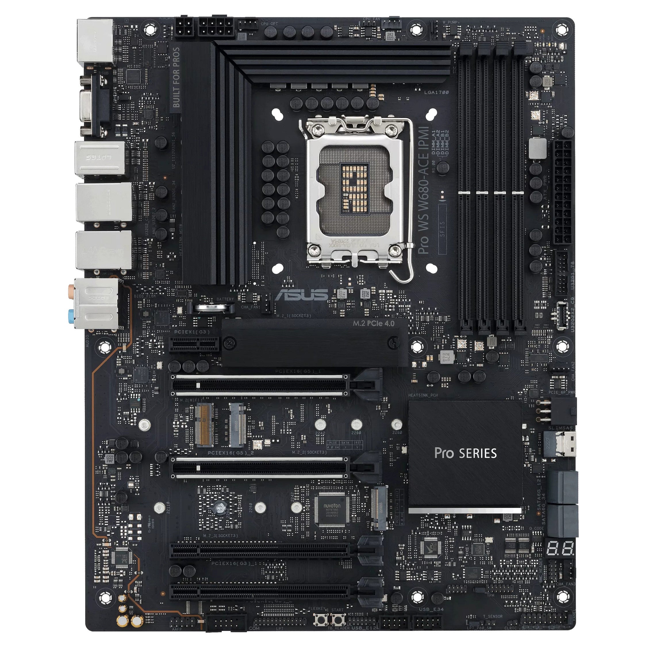 Motherboard ASUS MB PRO WS W680-ACE IPMI (Intel.1700.DDR5.ATX) - ASUS