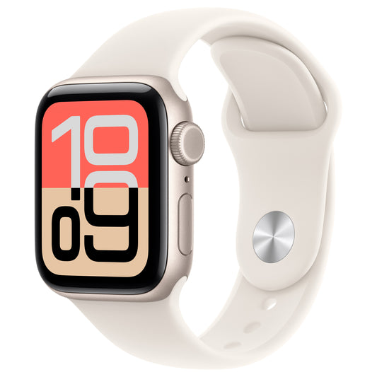 Apple Watch SE 3 Alumínio LTE 40mm Branco Estrela (bracelete desportiva branco estrela) M/L