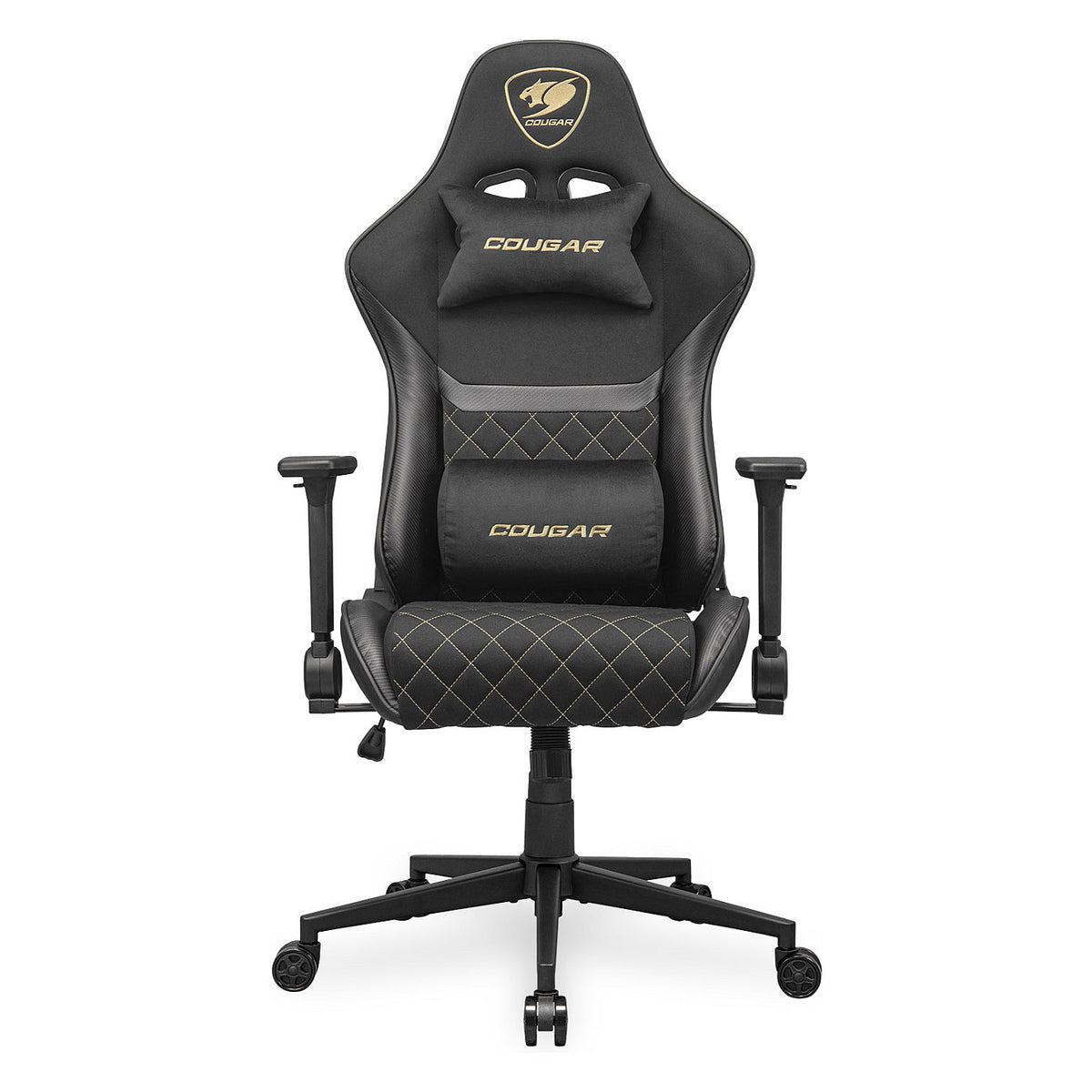 Cadeira Gaming Cougar Armor One V2 Gold F preto - Cougar