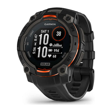 Smartwatch Garmin Instinct 3 Solar 45 mm Preto / Laranja - Garmin