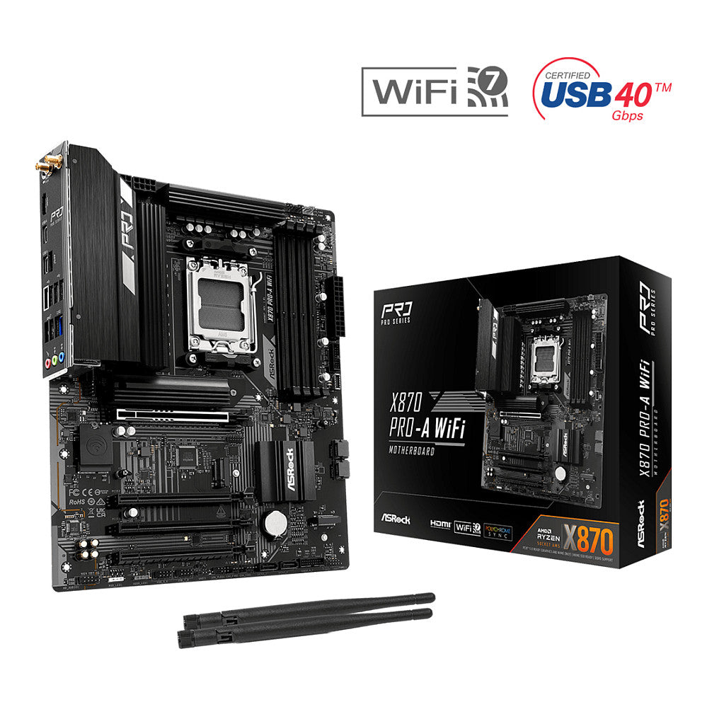 Motherboard ASRock X870 Pro-A WIFI (AM5) (D) - ASRock