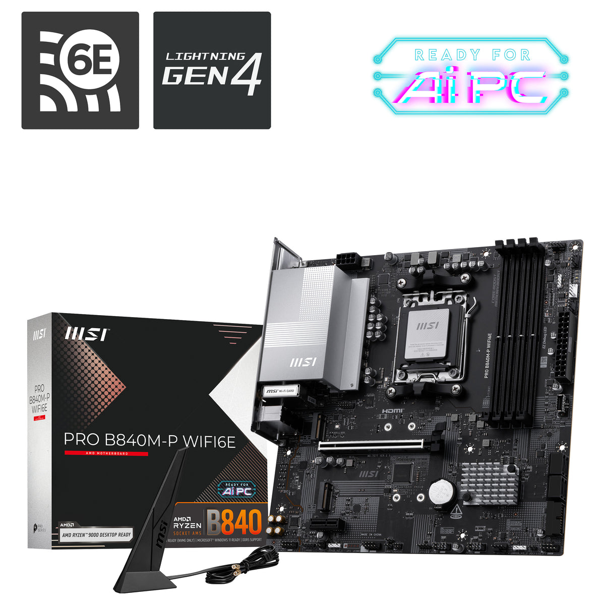 Motherboard MSI PRO B840M-P WIFI6E - MSI