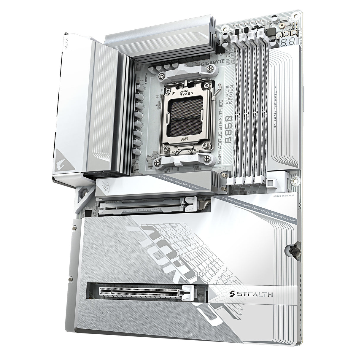 Motherboard Gigabyte B850 AORUS STEALTH ICE - Gigabyte