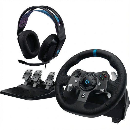 Logitech G920 EU + G335 Preto