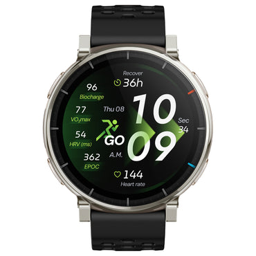 Amazfit Active 3 Premium Black Smartwatch HYROX-Modus - AMAZFIT