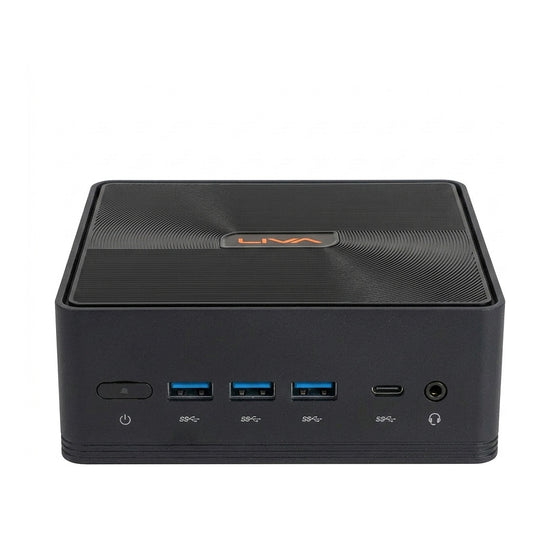 Mini PC Elitegroup ECS LIVA Z2 N5030-0464 4 GB/ 64 GB preto versão comercial - Elitegroup