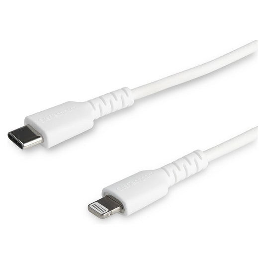 Cabo USB-C para Lightning StarTech 1 m RUSBCLTMM1MW — branco - StarTech