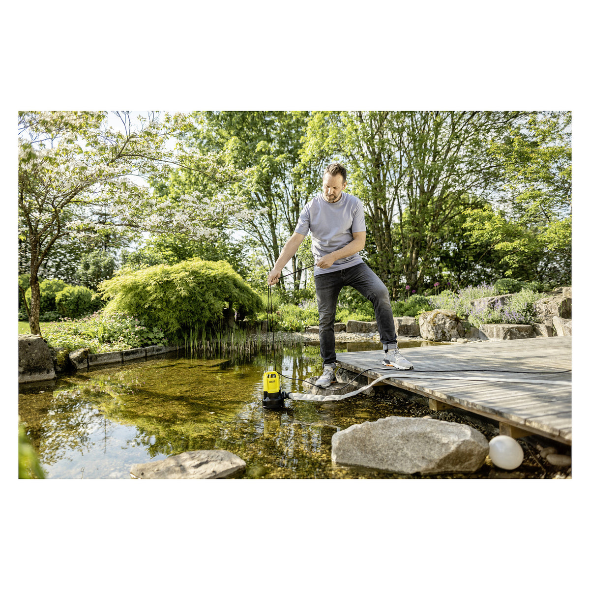 Aspirador Kärcher Entwsserungspumpe SP 11.000 Dirt, Tauch- / Druckpumpe (gelb / Preto, 400 Watt, fr Schmutzwasser) - Kärcher