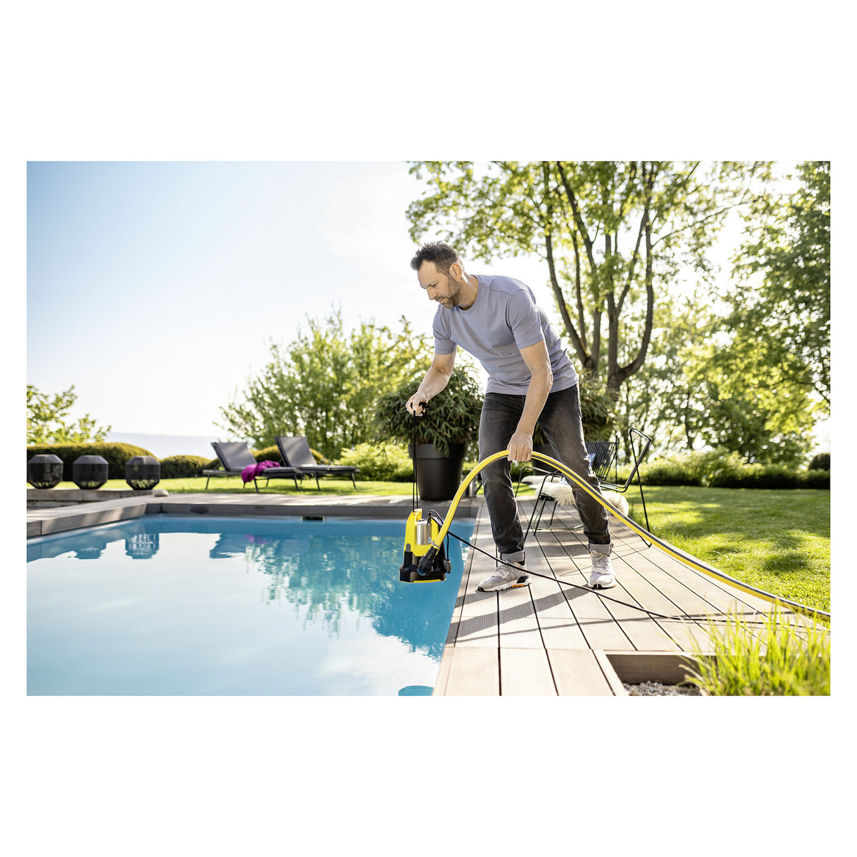 Aspirador Kärcher Tauchpumpe SP 17.000 Plano Level Sensor, Tauch- / Druckpumpe (gelb / Preto, 550 Watt, fr Klarwasser) - Kärcher