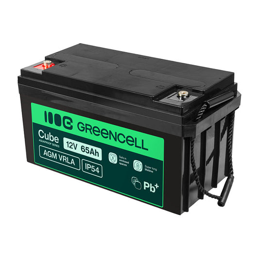 Corta-relva a Bateria Green Cell AGM VRLA IP54 12V 65Ah - Green Cell