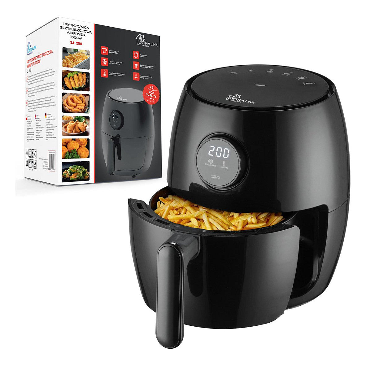 Fritadeira de Ar Extralink SJ-200 2 L - Extralink
