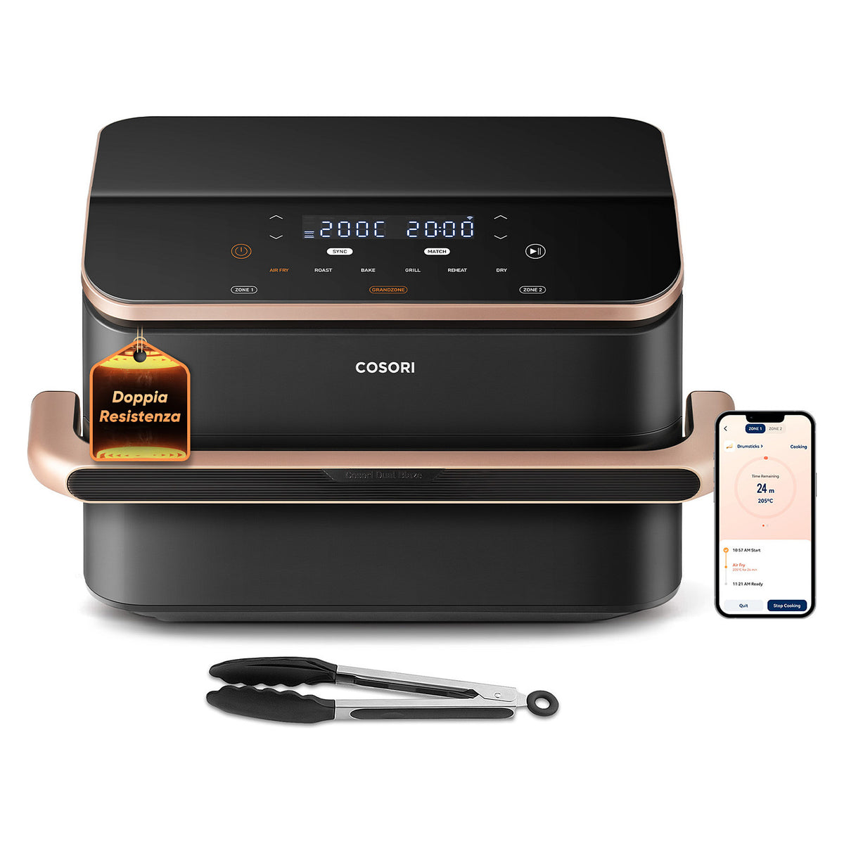 Fritadeira Cosori Dual Blaze Twinfry Chef Edition - Cosori