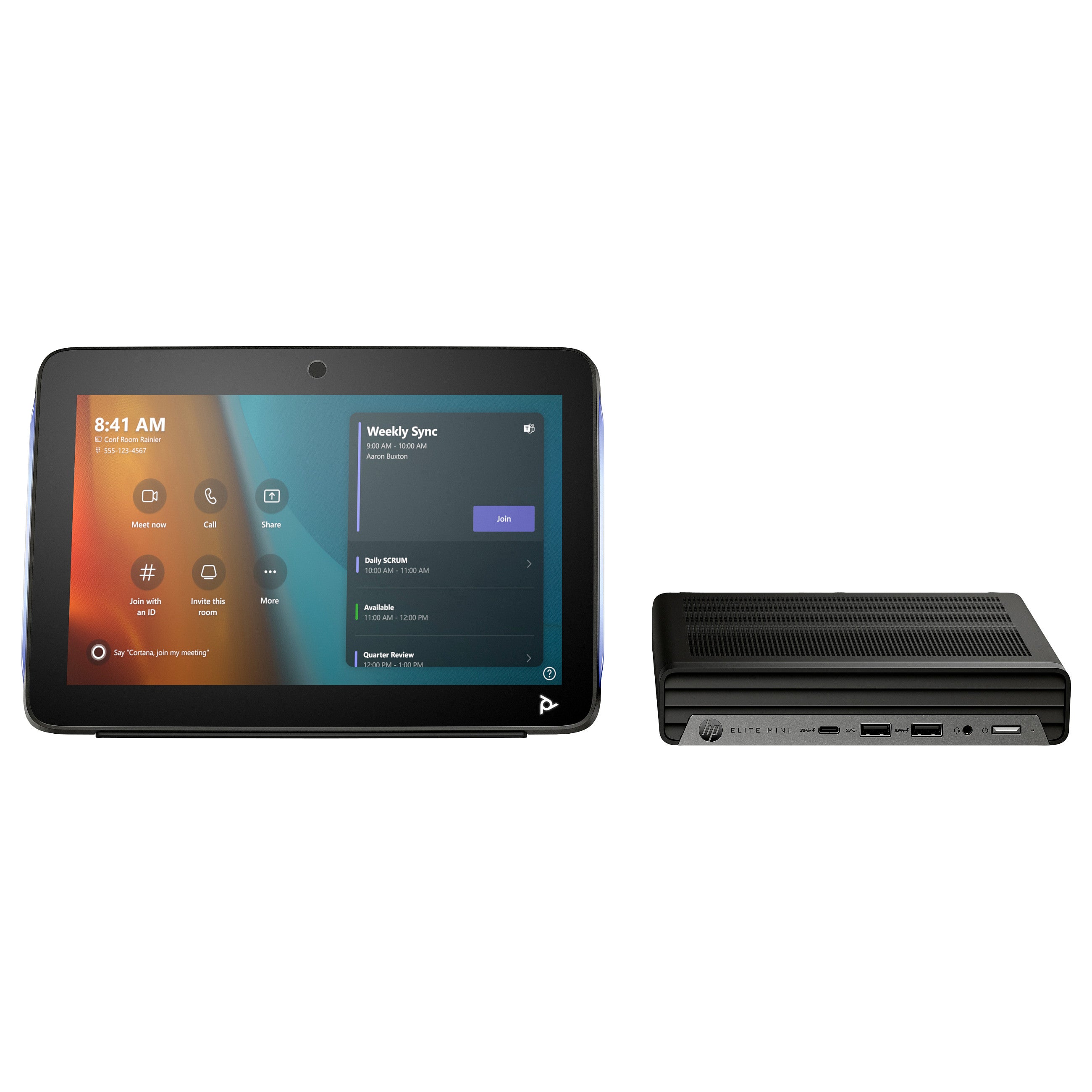 HP PC Mini para Conferência IP com Microsoft Team Rooms - HP