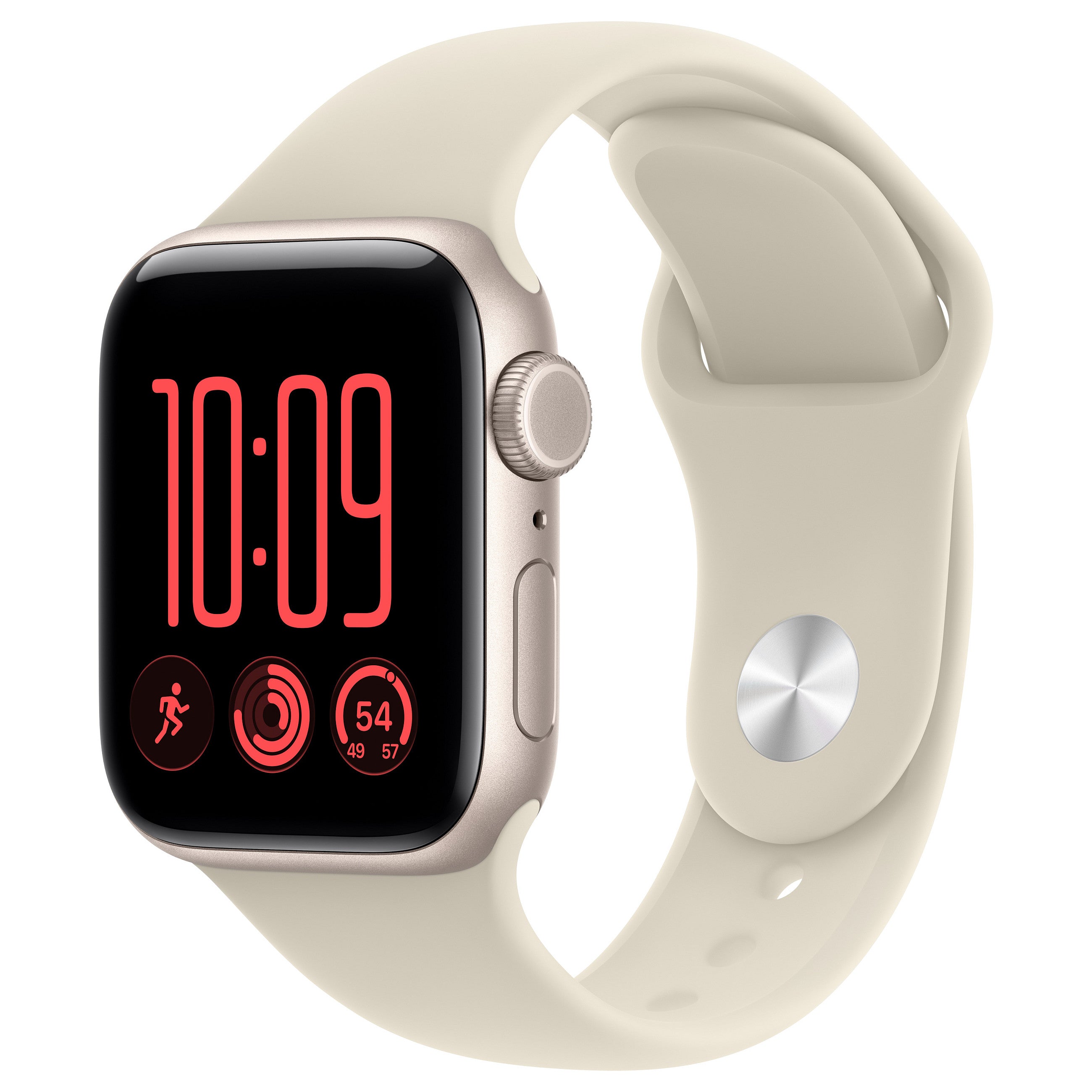 Smartwatch Apple Watch SE 3 Aluminium Cellular 40 mm Polarstern (Sportarmband sand) S / M - Apple