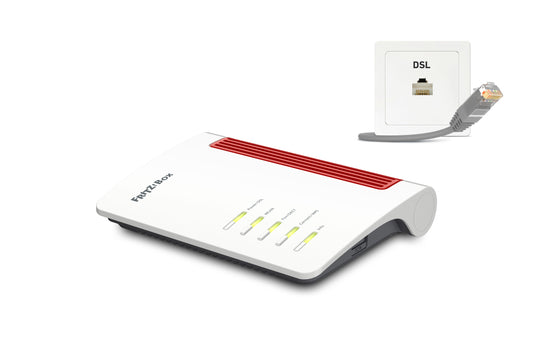 Router Fritz! 7530 AX / 20002930 cinzento, vermelho, branco