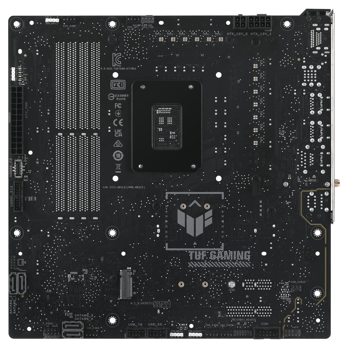 1700 ASUS TUF B760M-PLUS GAMING BTF mATX D4 - ASUS